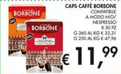 Caffe borbone - Caps Caffe