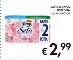 Foxy - Carta Igienica Seta Foxy - Carta Igienica Seta