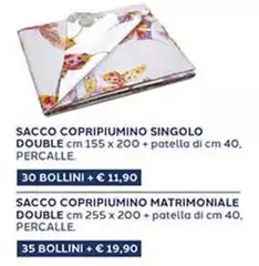 Sacco Copripiumino Singolo Double Sacco Copripiumino Singolo Double