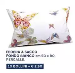 Federa A Sacco Fondo Bianco Federa A Sacco Fondo Bianco