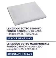 Lenzuolo Sotto Singolo Fondo Grigio Lenzuolo Sotto Singolo Fondo Grigio