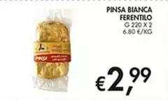 Pinsa - Bianca Pinsa - Bianca