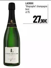 Brut - "biographe" Champagne