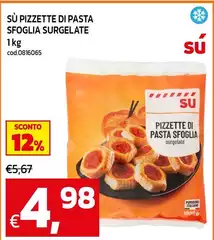 Sù Pizzette Di Pasta Sfoglia Surgelate
