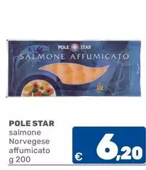 Pole star - Salmone Norvegese Affumicato Pole star - Salmone Norvegese Affumicato
