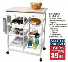 Carrello In Legno Con Ruote Carrello In Legno Con Ruote