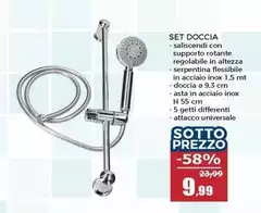 Asta - Set Doccia