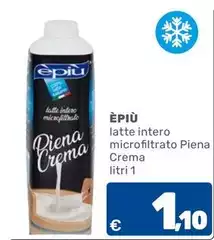 Latte Intero Microfiltrato Prena Crema Latte Intero Microfiltrato Prena Crema