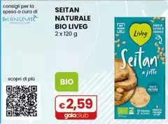 Liveg  - Seitan Naturale Bio 2 X 120 G