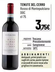 Tenute del cerro - Rosso Di Montepulciano DOC