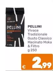 Pellini - Vivace Tradizionale Gusto Classico Macinato Moka & Filtro