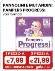 Pampers - Pannolini E Mutandini Progressi Vari Formati