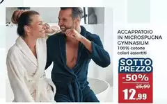 Accappatoio In Microspugna Gymnasium Accappatoio In Microspugna Gymnasium