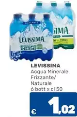 Levissima - Acqua Minerale Frizzante/ Naturale