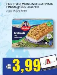 Findus - Filetto Di Merluzzo Gratinato Findus - Filetto Di Merluzzo Gratinato