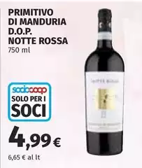 Notte rossa - Primitivo Di Manduria D.O.P.