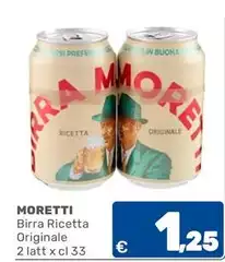Moretti - Birra Ricetta Originale Moretti - Birra Ricetta Originale