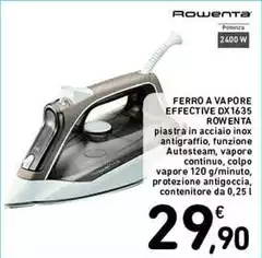 Rowenta - Ferro A Vapore Effective DX1635