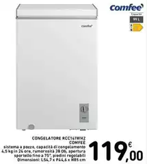 Comfeè - Congelatore RCC141WH2