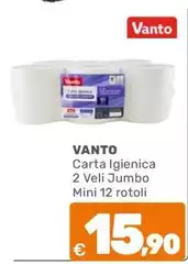 Jumbo - Carta Igienica 2 Veli  Mini 12 Rotoli