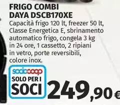 Daya - Frigo Combi DSCB170XE