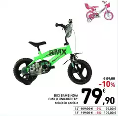 Unicorn - Bici Bambino/a Bmx O 12" Unicorn - Bici Bambino/a Bmx O 12"