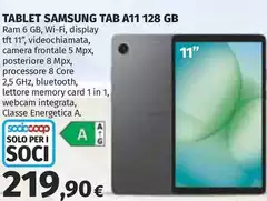 Samsung - Tablet Tab A11 128 GB