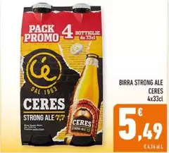 Ceres - Birra Strong Ale Ceres - Birra Strong Ale