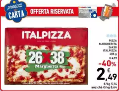 Italpizza - Pizza Margherita 26x38
