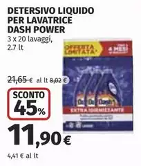 Dash - Detersivo Liquido Per Lavatrice  Power