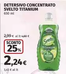 Svelto - Detersivo Concentrato Titanium