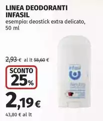 Infasil - Linea Deodoranti