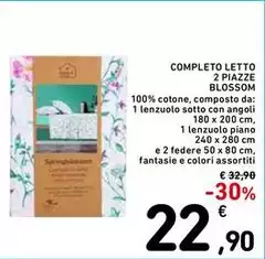 Completo Letto 2 Piazze Blossom