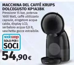 Krups - Macchina Del Caffè Dolcegusto KP10A3BK Krups - Macchina Del Caffè Dolcegusto KP10A3BK