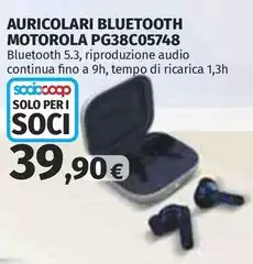 Motorola - Auricolari Bluetooth  Pg38c05748