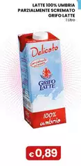 Grifo Latte - Latte 100% Umbria Parzialmente Scremato 