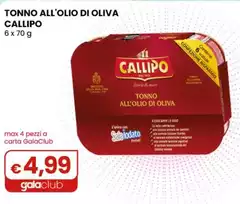Callipo - Tonno All'Olio Di Oliva 6 X 70 G