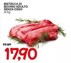 Bistecca Di Bovino Adulto Senza Osso