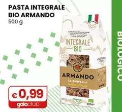 Armando - Pasta Integrale Bio 500 G