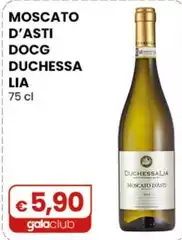 Duchessa Lia - Moscato D’Asti DOCG 75 Cl Duchessa Lia - Moscato D’Asti DOCG 75 Cl
