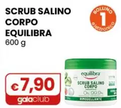 Equilibra - Scrub Salino Corpo 600 G Equilibra - Scrub Salino Corpo 600 G
