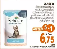 Schesir - Alimento Umido Completo Per Gattini