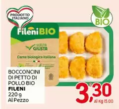 Fileni - Bocconcini Di Petto Di Pollo Bio