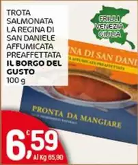 Regina - Trota Salmonata La  Di San Daniele Affumicata Preaffettata Il Borgo Del Gusto