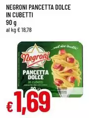 Negroni - Pancetta Dolce In Cubetti