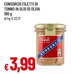 Consorcio - Filetti Di Tonno In Olio Di Oliva Consorcio - Filetti Di Tonno In Olio Di Oliva
