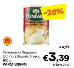 Parmissimo - Parmigiano Reggiano DOP Grattugiato Fresco