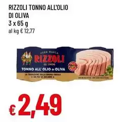 Rizzoli - Tonno All'Olio Di Oliva Rizzoli - Tonno All'Olio Di Oliva