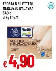 Frosta - 5 Filetti Di Merluzzo D'Alaska Frosta - 5 Filetti Di Merluzzo D'Alaska
