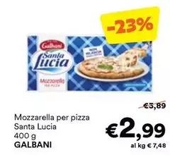 Galbani - Mozzarella Per Pizza Santa Lucia Galbani - Mozzarella Per Pizza Santa Lucia